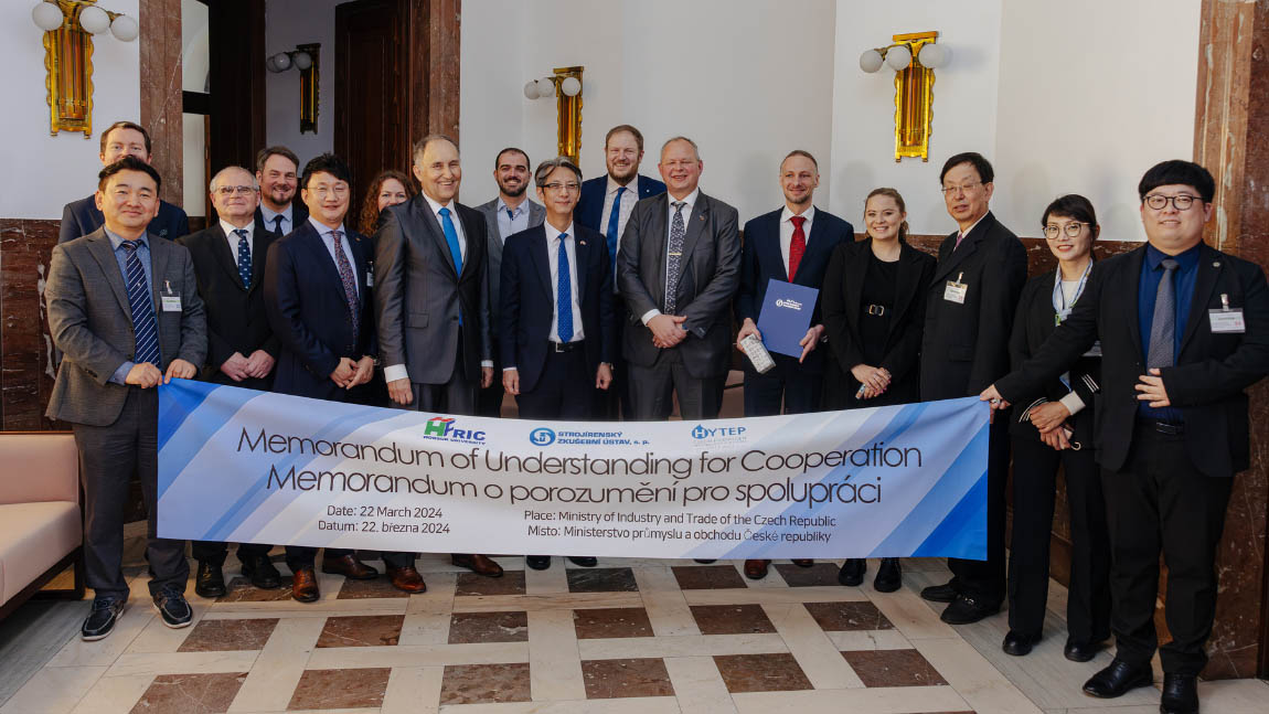 Strojírenský zkušební ústav, s.p. (SZÚ) podepsal Memorandum o porozumění a vzájemné spolupráci s korejským inovačním centrem pro vodíkové palivové články (WFRIC) a Českou vodíkovou technologickou platformou (HYTEP)
