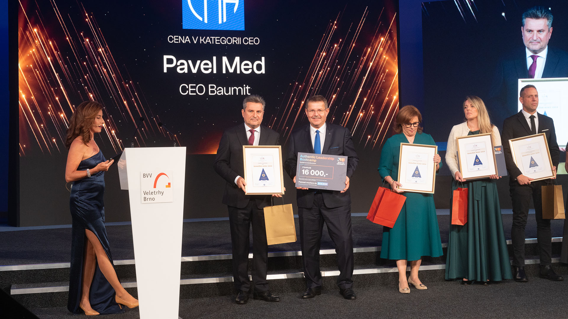 Pavel Med z BAUMIT je Manažerem roku 2024. Soutěž vyhlásila i vítěze dalších kategorií