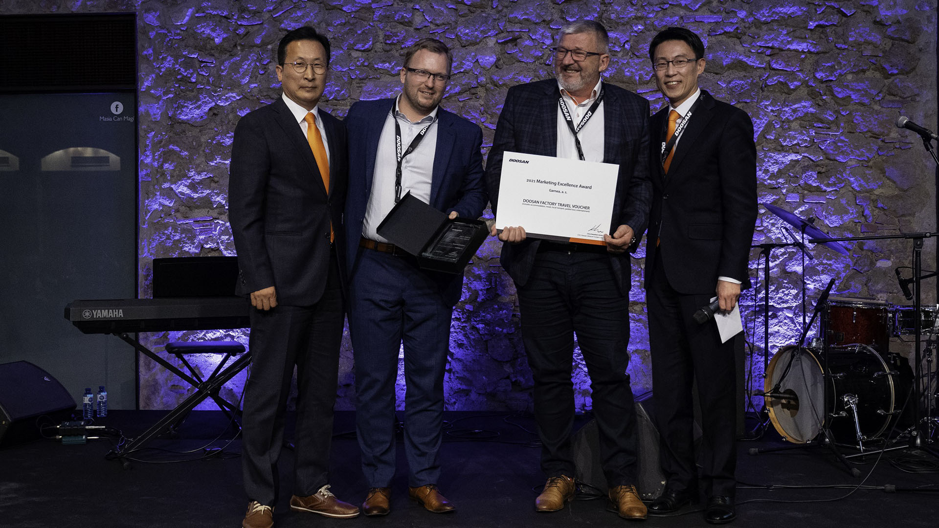 Společnost GARNEA získává ocenění značky Doosan