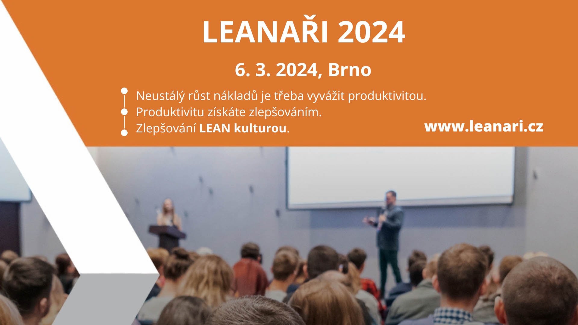 Leanaři 2024 – konference, kde nebudete jen poslouchat
