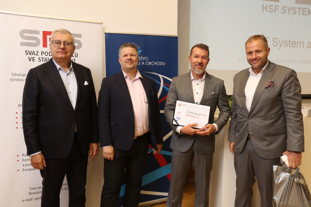 Aktuality - Stavební firmou roku 2021 je společnost HSF System z Ostravy