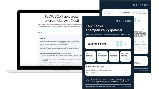 Aktuality - České firmy přeplácejí až o 50 % více za energie, s FLOWBOXEM ale ročně uspoří i miliony