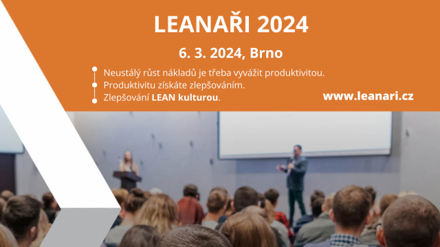 Aktuality - Leanaři 2024 – konference, kde nebudete jen poslouchat