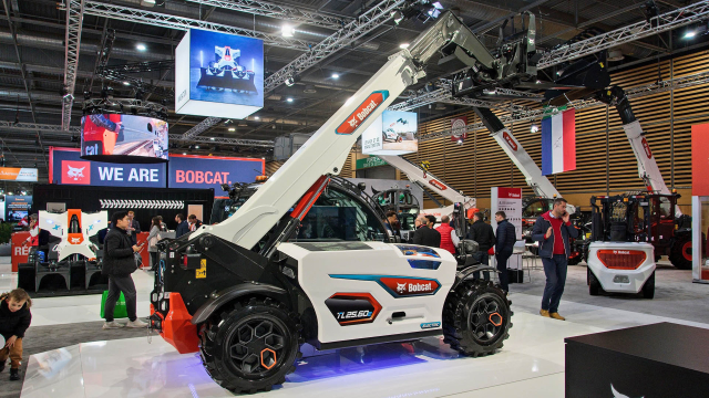 Aktuality - Bobcat představuje svůj stroj TL25.60e společně se širokou řadou dalších modelů na veletrhu INTERMAT 2024, který se koná 24.–27. dubna na výstavišti Paris-Nord Villepinte ve Francii