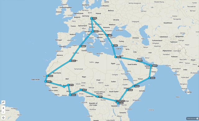 Aktuality - L-39 Skyfox úspěšně zakončil misi po Africe a Blízkém Východě