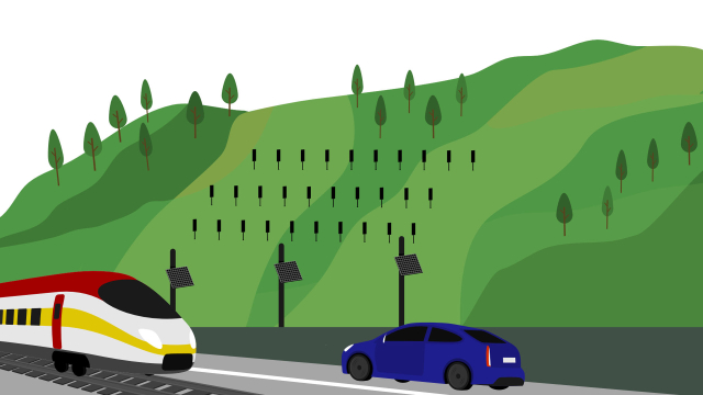 Aktuality - Inteligentní systém pro detekci sesuvu půdy hlídá další železniční trať v ČR. Zvyšuje bezpečnost, zabraňuje nehodám a snižuje náklady